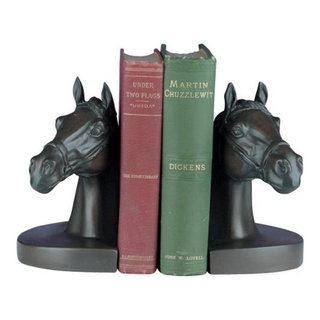 Vintage Wooden Look Fly Reel Bookends