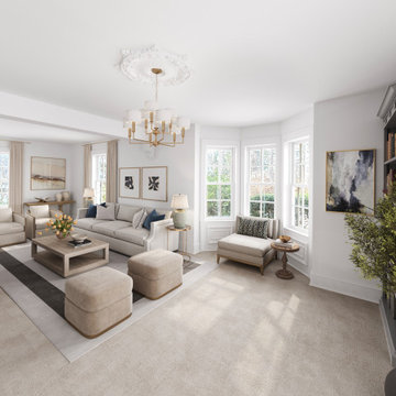 Virtual Staging Examples - Traditional Style