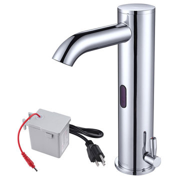 Aquaterior Automatic Sensor Bathroom Faucet Touchless Above Counter Sink Tap