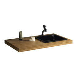 Whitehaus Collection - Whitehaus Collection WHKEEP02Z Aeri Collection Counter Top Unit - Vanity Tops And Side Splashes