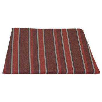Adirondack Seat Cushion, Red Stripe