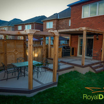 Deck with octo pergola
