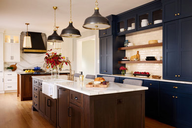 Example of a transitional kitchen design in Baltimore