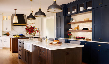 Kitchen of the Week: Zoned Layout and 4 Cabinet Finishes