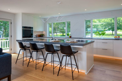 Inspiration for a contemporary kitchen remodel in Other