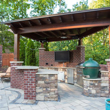 outdoor kitchen
