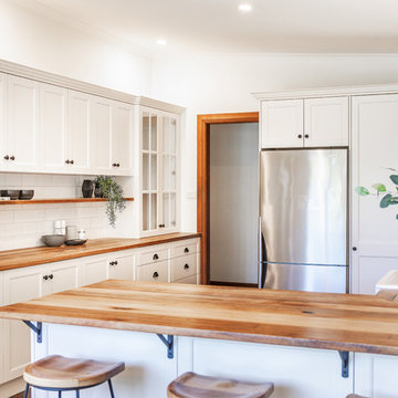 Country Shaker-Inspired Kitchen Facelift - Adelaide Hills