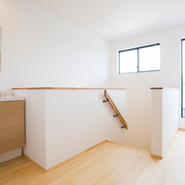 香川県に建つ、「木のぬくもりを感じる家」のホール