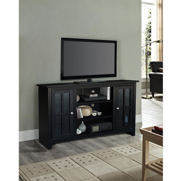 Entertainment / TV Stand - With 2 Doors - 48", Black
