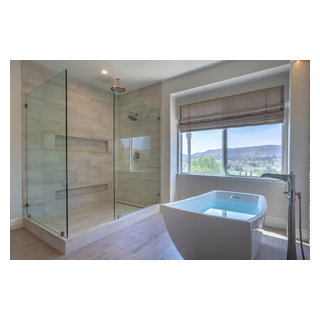 Subdued Retreat - Transitional - Bathroom - Los Angeles - by JRP Design ...