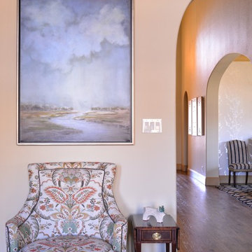 Transitional Family Room in Dallas, TX