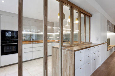 Idée de décoration pour une cuisine design.