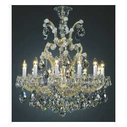 Inviting Home - Maria Theresa Crystal Chandelier - Chandeliers