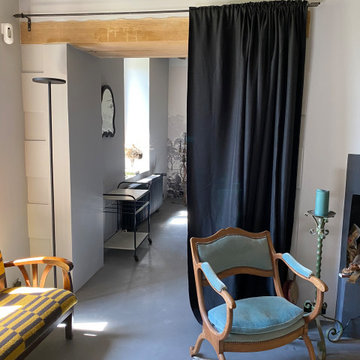 APRES / Salle à manger et Salon, une Longère en Normandie