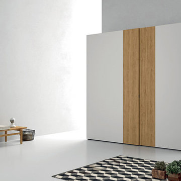 Modern Italian wardrobs, walk-in closets, libraries & wall units.