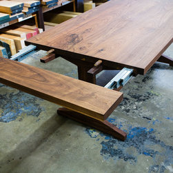Walnut Trestle Table - Products