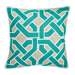 KNOT PILLOW COVER &ndash; MINERAL GREEN - Products