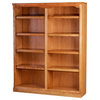 Traditional Oak Bookcase, Black Oak, 72h