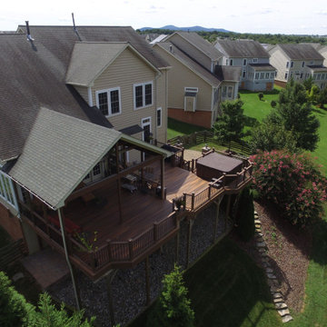 Fiberon Horizon Ipe Covered Porch and Deck