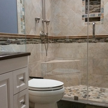 Olympic Slate Wall Tile Bath - Oak Ridge, NJ