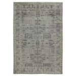 Jaipur Living - Jaipur Living Ginerva Hand-Knotted Oriental Area Rug, Gray, 8'x10' - The Salinas collection is punctuated by traditional, intricate details and a soft, hand-knotted wool construction. The neutral Ginerva rug makes a transitional statement with tonal gray hues and vintage motifs. This durable, artisan-made rug boasts a distressed look for an Old World vibe in contemporary spaces.