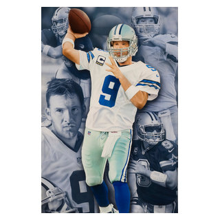 Tony Romo Dallas Cowboys Art Canvas Print / Canvas Art by Joe