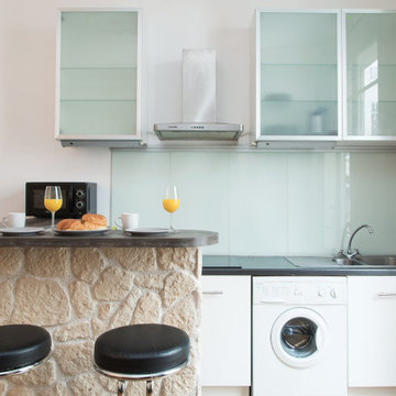 Small but mighty - a Parisian apartment kitchen