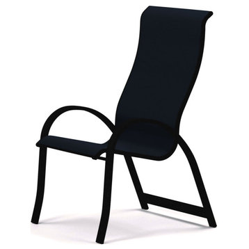 Aruba II Sling Supreme Height Arm Chair, Textured White/Red, Textured Black, Nav