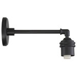 Minka Lavery - Rlm 1-LT Outdoor Wall Mount 7972-15C-66, Black - This 1-LT Outdoor Wall Mount from Minka Lavery has a finish of Black and fits in well with any Transitional style decor.