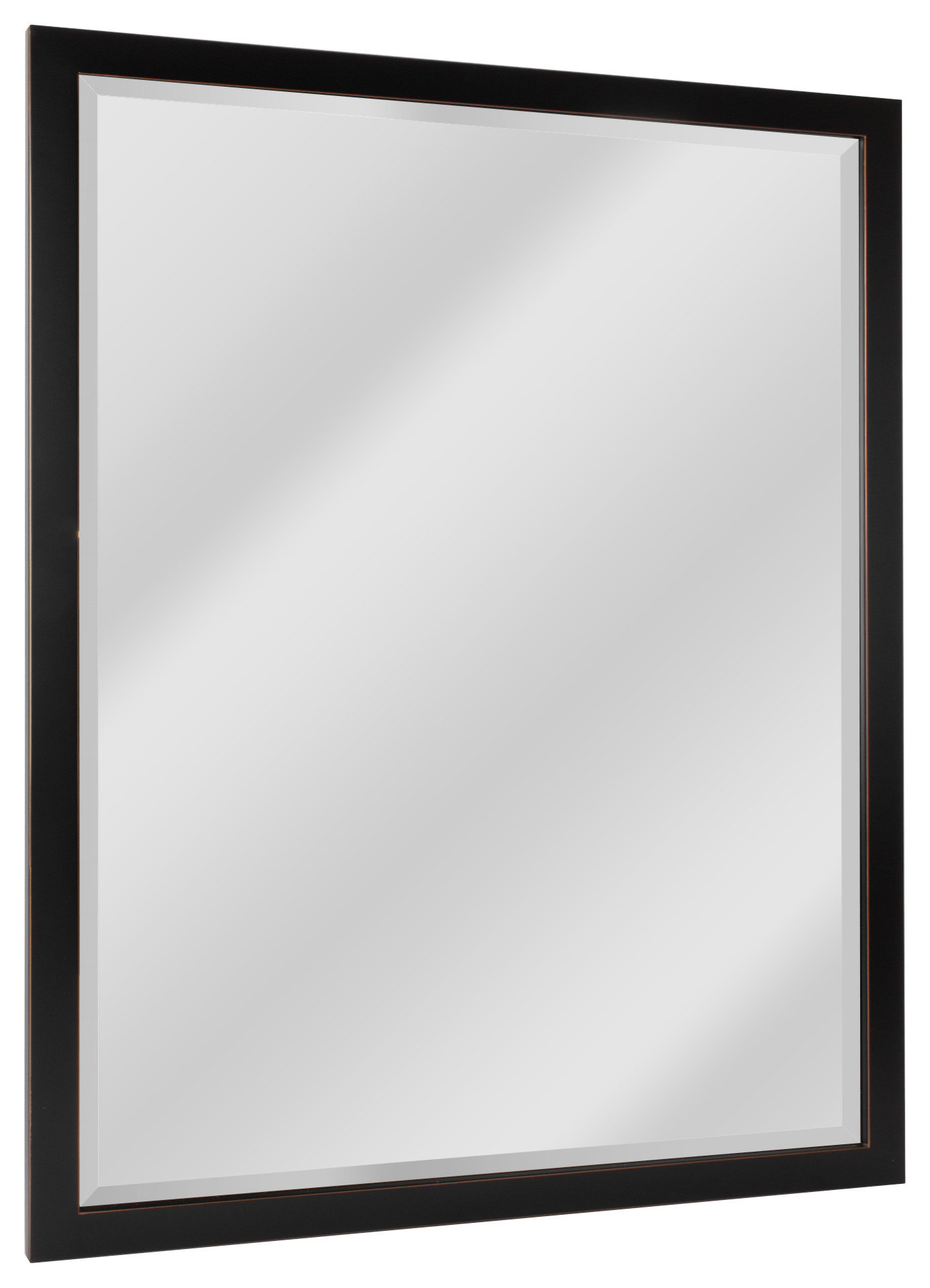 Classic Oil Rubbed Bronze Metal Frame Mirror, 30" x 40"