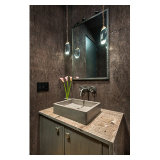 Whitefish Lake Residence - Rustic - Powder Room - Other - by Tate ...