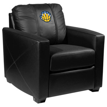Memphis Grizzlies Secondary Stationary Club Chair Commercial Grade Fabric