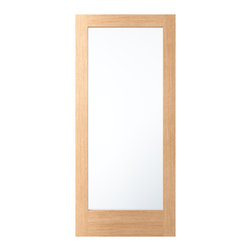 Bristol - 1-Lite White Oak French Door with Dual Tempered Clear Glass (1-3/4&rdquo;) - Windows And Doors