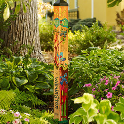 Family Art Pole by Studio M - Garden Statues And Yard Art