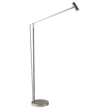 Crane LED Floor Lamp, Steel