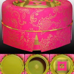 TrueBee&reg; Design - 'Tullulah' CROWN Storage Ottoman by TrueBee&reg; Design - Footstools And Ottomans