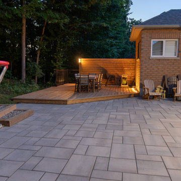 Custom Multi-Level Cedar Deck & Outdoor Living Space