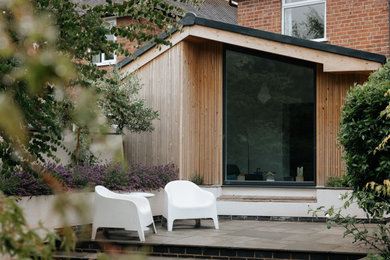 This is an example of a contemporary house exterior in Other.