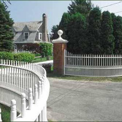 Radius Spindle Fence - Home Fencing And Gates