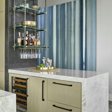 1 Bay Ceiling + Wall Mounted Collector's Shelving Unit