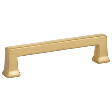 Emtek 86427 Alexander 8 Inch Center to Center Handle Cabinet Pull - Satin Brass