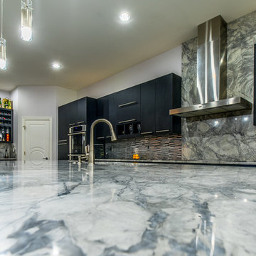 Super White Marble Kitchen Countertops
