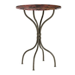 Cedarvale Bar Table (36in. Tall) by Stone County Ironworks - Indoor Pub And Bistro Tables