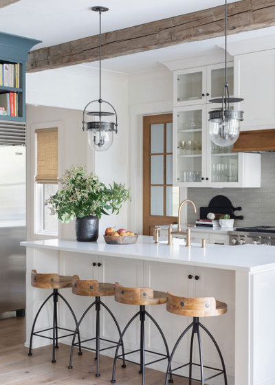 Transitional Kitchen by Ariel Bleich Design