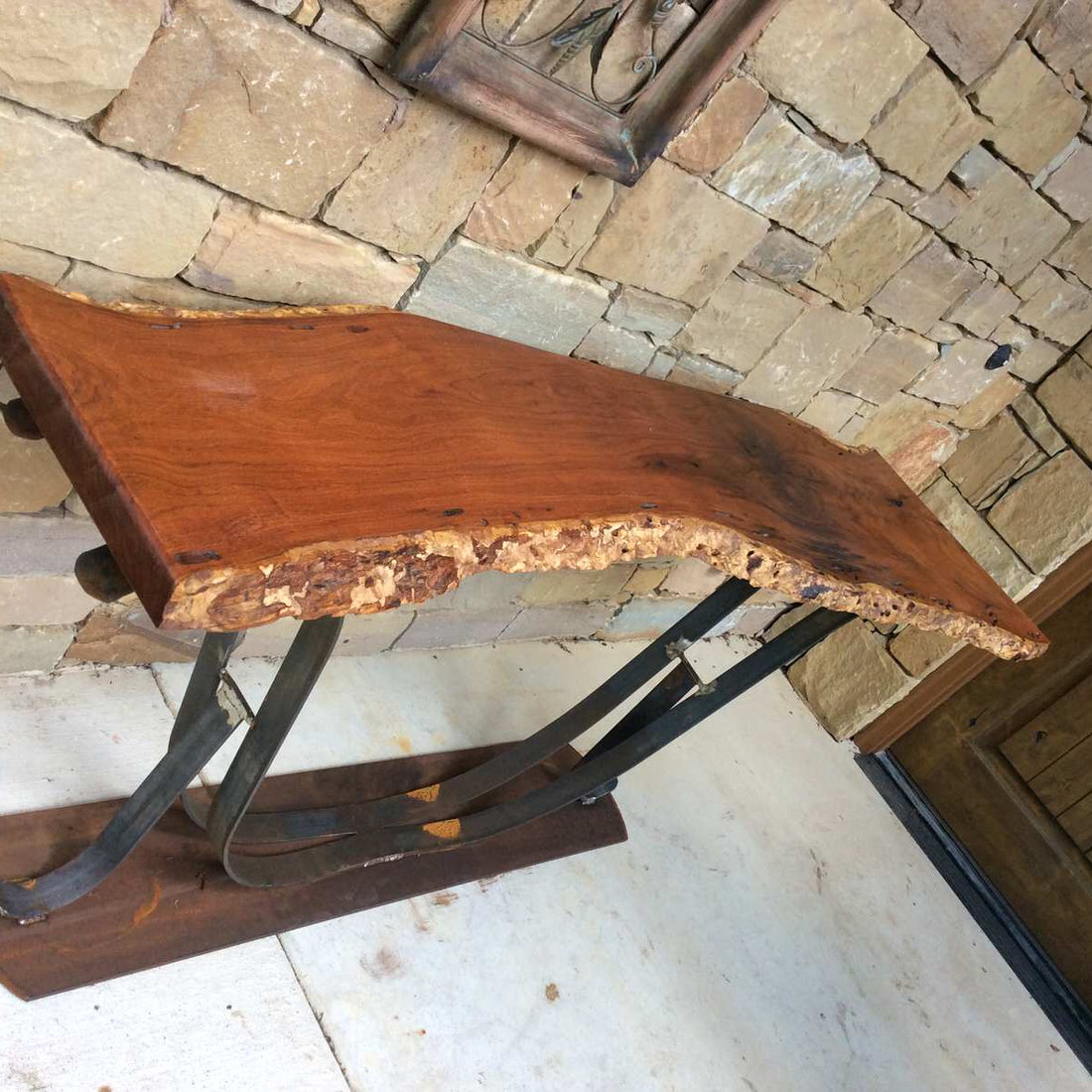 Mesquite Live Edge Entry Table