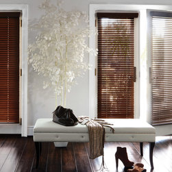 Smith & Noble Cordless Wood Blinds - Venetian Blinds