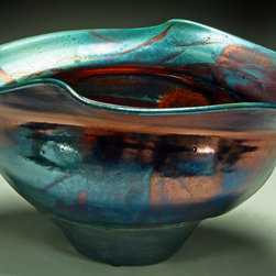 Altered Bowl With Torn Rim by Steven Forbes-deSoule - Sculptures