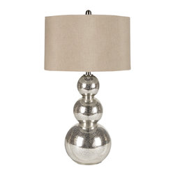 Silver glass table lamp - Table Lamps