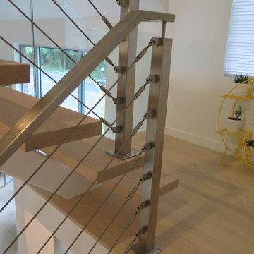 Stairs and rails