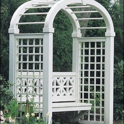 Sheffield Arbor with Elliptical Arch - Pergolas